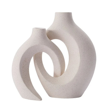 Boho Ceramic Vase Set